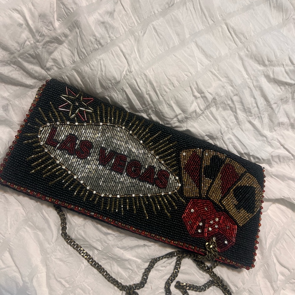 Beaded Las Vegas Clutch